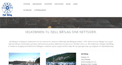 Desktop Screenshot of fjellbaatlag.com