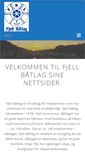 Mobile Screenshot of fjellbaatlag.com