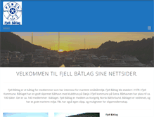 Tablet Screenshot of fjellbaatlag.com